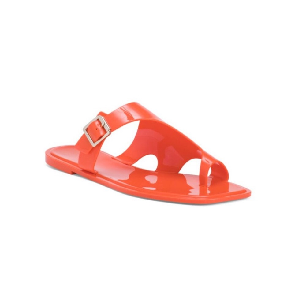 Tory Burch Orange Jelly Sandals